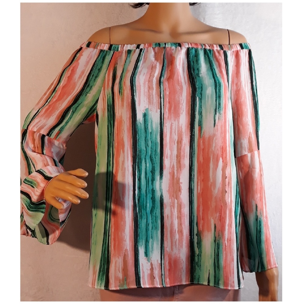 JM Collection Blouse - Picture 2 of 4